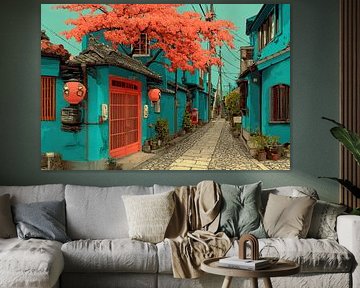 malerisches Straßenbild in Japan von Egon Zitter