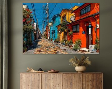 picturesque Japan streetscape