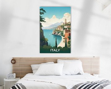 Vintage-Reiseposter Italien