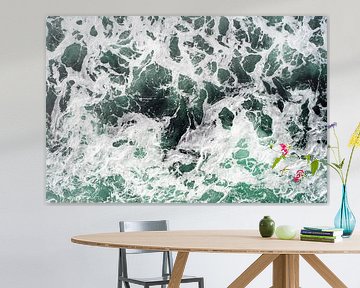Fine Art Reisfotografie | Aquablauwe Oceaan van bovenaf