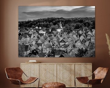 Freudenberg schwarz-weiß von Manfred Voss, Schwarz-weiss Fotografie