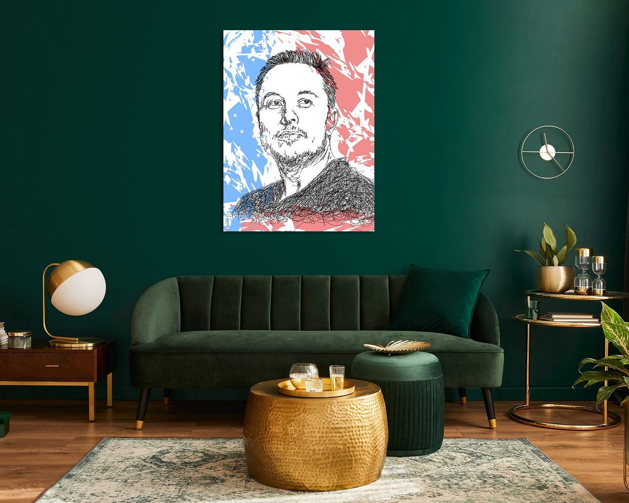 Example of the artwork in a room