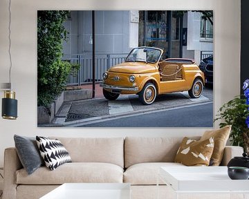 Fine Art Retro Fiat500 | Monaco | Reisfotografie