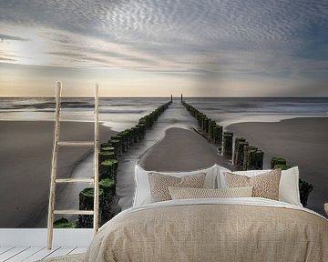 Uitzicht over zee bij Domburg