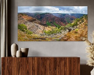 Waimea Canyon, Grand Canyon of the Pacific, Hawaii by Rietje Bulthuis