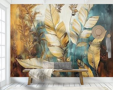 Blattgold | Aurora Foliage Dance von Wunderbare Kunst