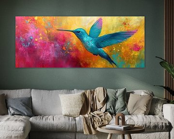 Garten Bunter Vogel von Abstraktes Gemälde