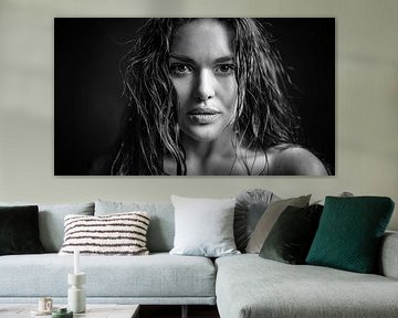 “Tijdloze Blik – Fine Art Portret in Contrasten”