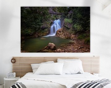 Wasserfall in der Vintgar-Schlucht