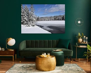 One last spring snow shower by Claude Laprise