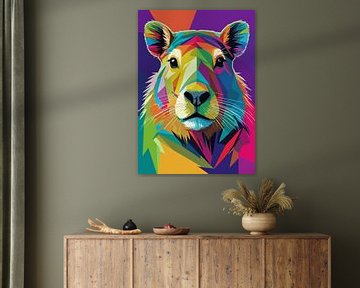 Capibara Pop Art van MIROKKU