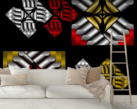 Example of the artwork in a room