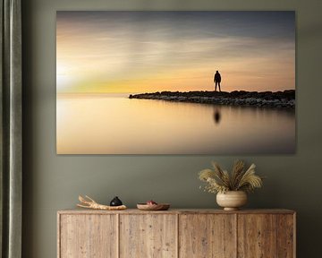 Stilte bij Zonsondergang: Een Moment van Reflectie