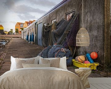 Kleurrijk Stil Leven aan de Haven: Fotokunst van de Nederlandse Kust