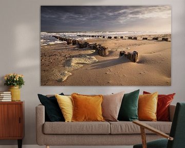 Verweerd Hout en Eeuwige Getijden: Tijdloze Fotokunst van de Nederlandse Kust van Hevonax Photography