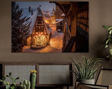 Kerst in Rothenburg ob der Tauber van Jürgen Schmittdiel Photography
