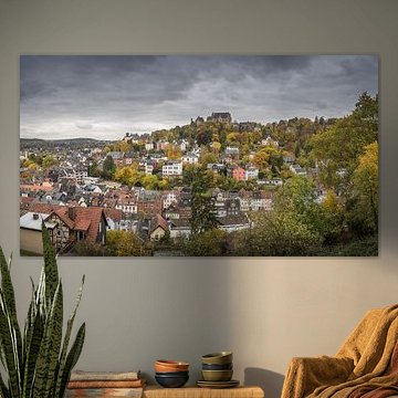 Panoramic view of Marburg an der Lahn