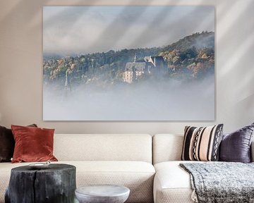 Marburg Castle in the fog by Jürgen Schmittdiel Photography