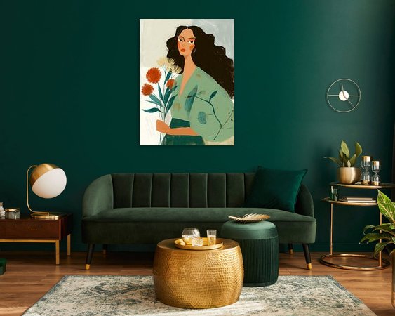 Example of the artwork in a room