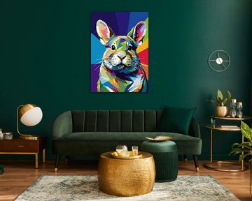 Chinchilla Pop Art van MIROKKU