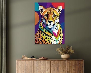 Cheetah Pop Art van MIROKKU