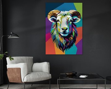 Drents Schaap Pop Art van MIROKKU