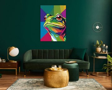 Kikker Pop Art van MIROKKU