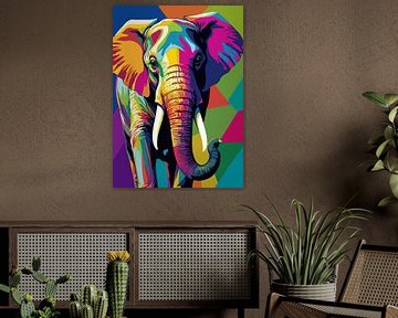 Olifant Pop Art van MIROKKU