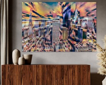 Downtown San Francisco abstract van Dieter Walther