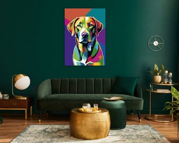 Labrador Retriever Pop Art van MIROKKU