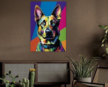 Hollandse Herder Pop Art van MIROKKU