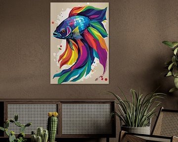 Betta Vis Pop Art van MIROKKU