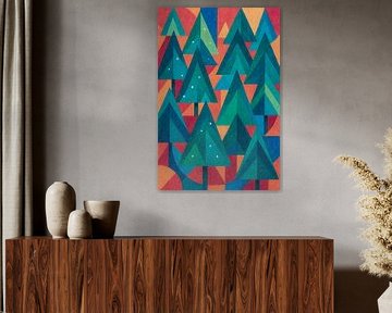Kerstbos in Geometrie van Ainoeska