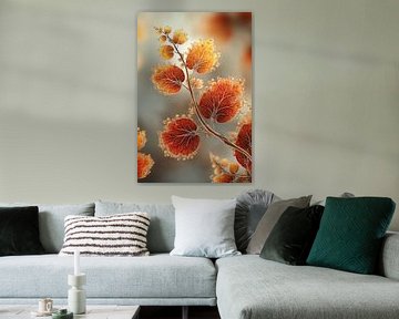 Herfstbladeren van Koffie Zwart