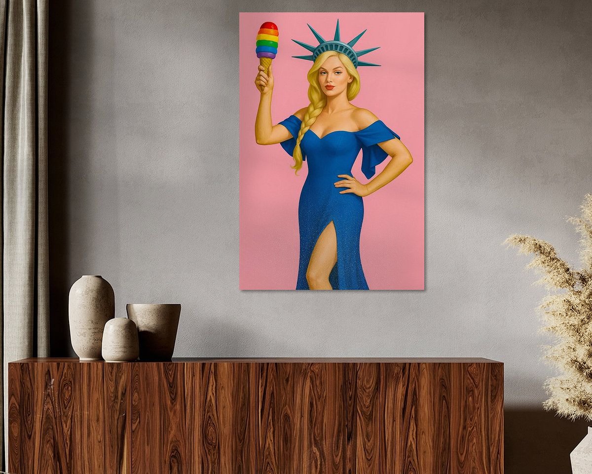 Example of the artwork in a room