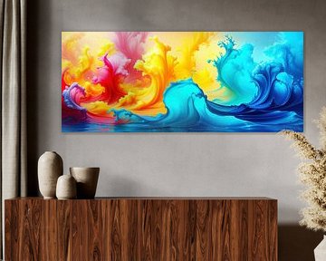 Sea of colour - Een panorama van golvend licht, ongetemde stromingen en de pulserende kracht van een oceaan zonder water