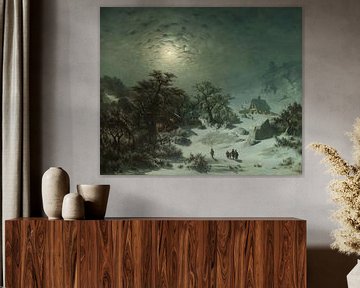 Winternacht, Adolf Kosárek