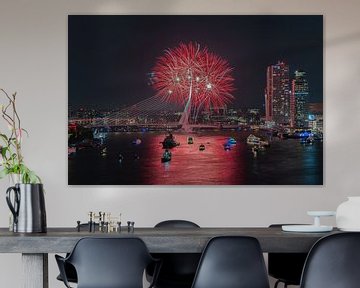 De Vuurwerkshow van de Wereldhavendagen in Rotterdam van MS Fotografie | Marc van der Stelt