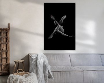 Silhouet in Stilte – Artistieke Zwart-Wit Fotografie