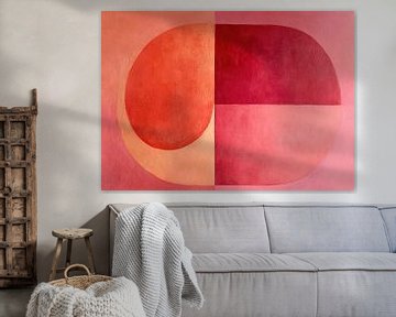Roze Rondingen van Modern Collection