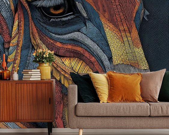 Example of the artwork in a room