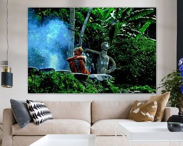 Lagerfeuer im Urwald von Bernd Georg Schwemmle