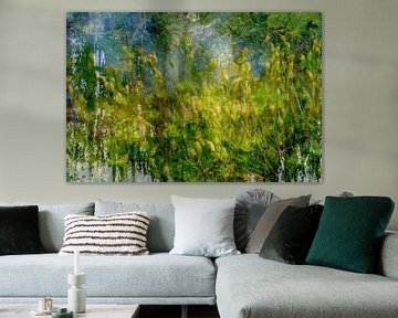 Natuur achter glazen wand van Eugene Winthagen