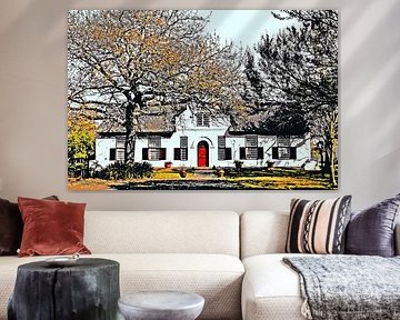une ferme du Cap mixed media