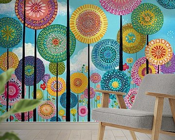 Colourful flowers by Flower Studio