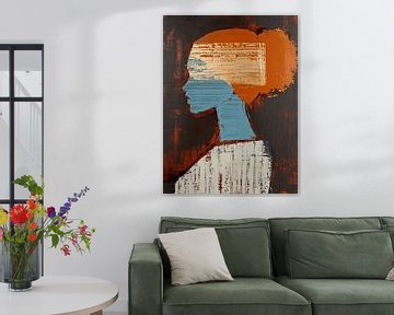 Vrouwenprofiel van De Mooiste Kunst