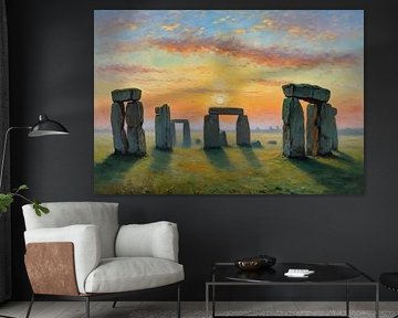 Stonehenge Sunset Landscape