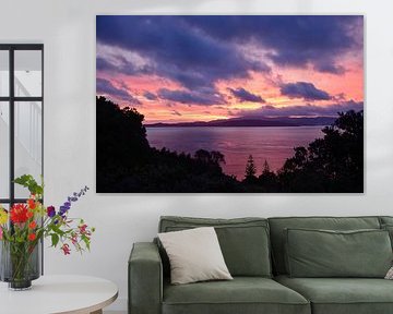 Sunset over Days Bay