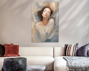 Ruhe in Bewegung - verträumte Porträtkunst in sanften Tönen