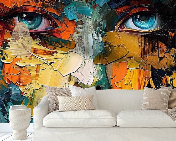 Example of the artwork in a room